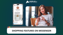 Shopping features on Messenger
