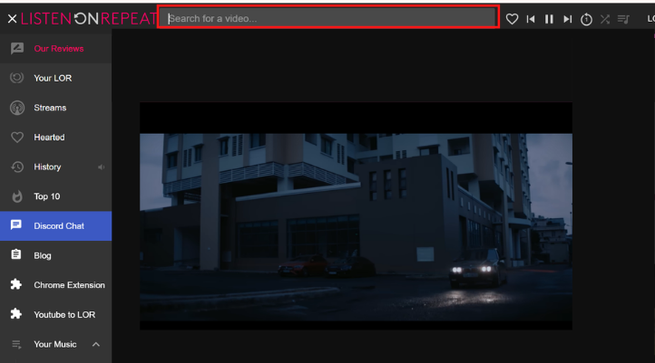 Dán link video và tìm