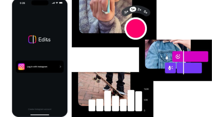 Các tính năng nổi bật của app Edits