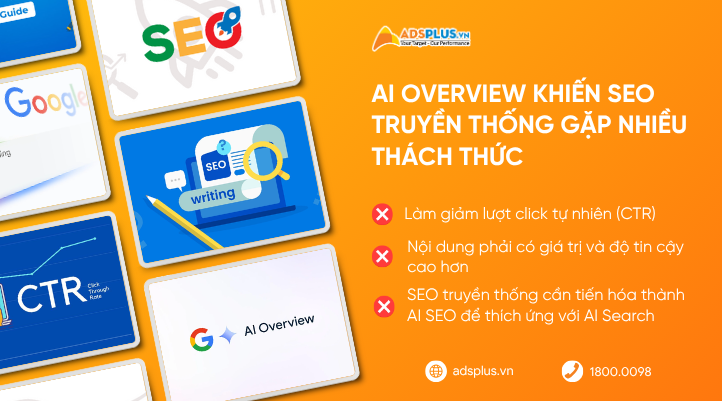AI Overview khiến SEO truyền thống gặp nhiều thách thức gì trong kỷ nguyên AI Search