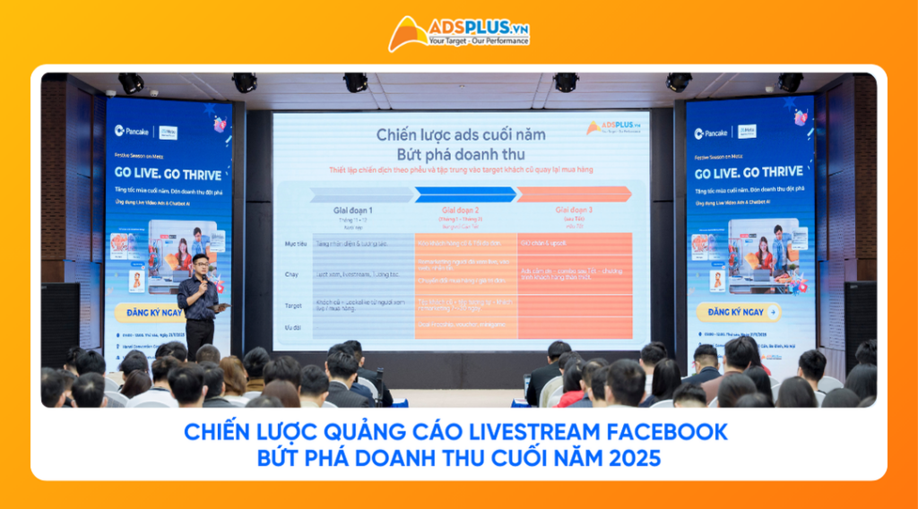 Chiến lược quảng cáo livestream Facebook bứt phá doanh thu cuối năm 2025