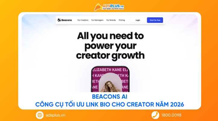 Beacons AI: Công cụ tối ưu link bio cho creator năm 2026