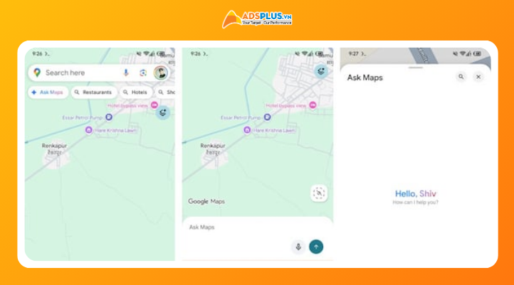 Ask Maps thay đổi hành vi tìm kiếm địa điểm