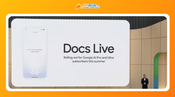 Google Docs Live tại google io 2026