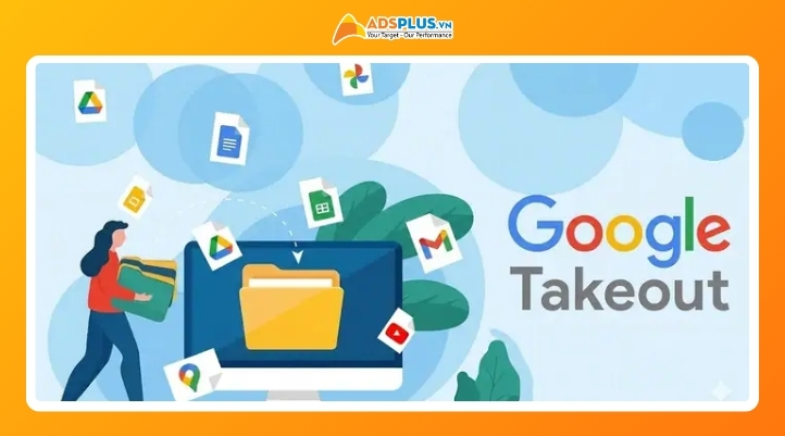 Nhóm công việc Google Takeout hỗ trợ sao lưu