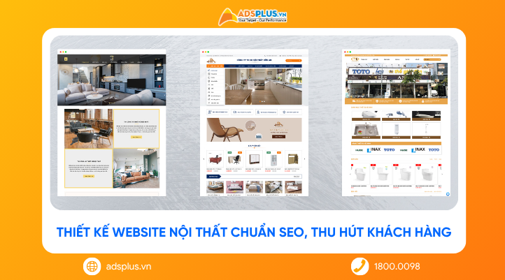 Thiết kế website nội thất chuẩn SEO, thu hút khách hàng