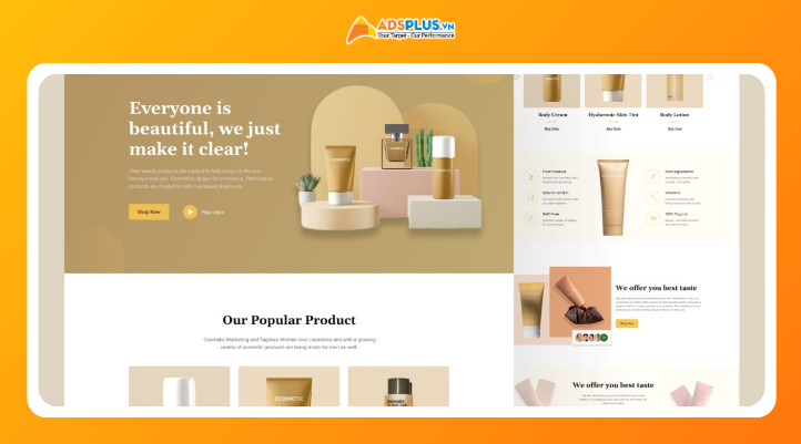 Những sai lầm cần tránh khi thiết kế website mỹ phẩm