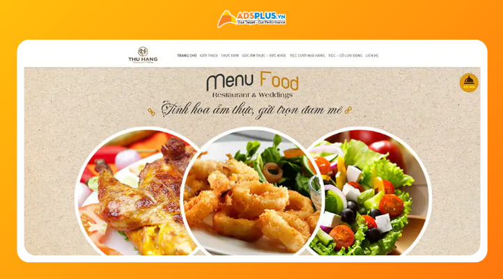 tiêu chí thiết kế website nhà hàng chuẩn SEO