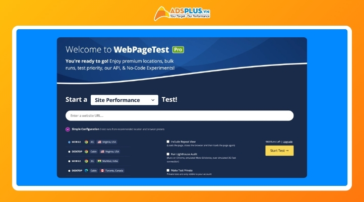 WebPageTest