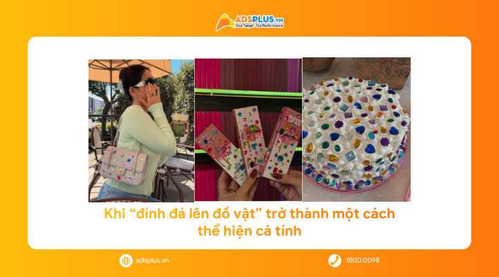 Gem Maxxing: Khi người dùng “đính đá lên mọi thứ” để biến đồ vật thành của riêng mình