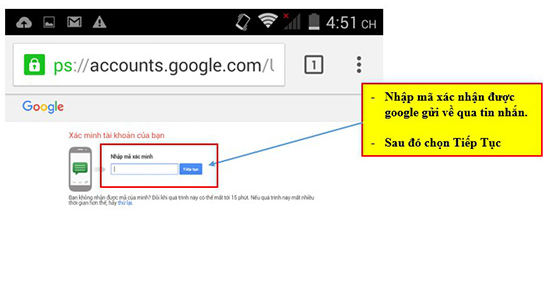 tạo tài khoản Google trên điện thoại