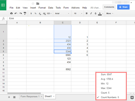 hướng dẫn sử dụng Google Sheet ảnh 3