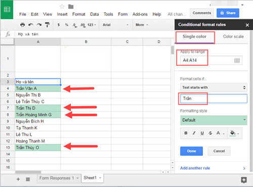 hướng dẫn sử dụng Google Sheet ảnh 1