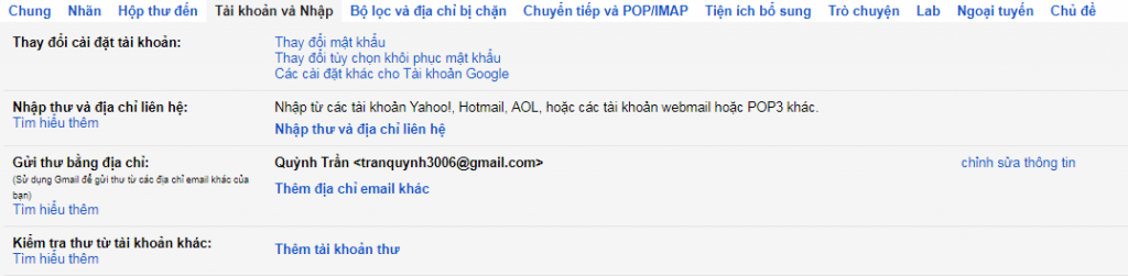 chỉnh sửa thông tin gmail ảnh 2