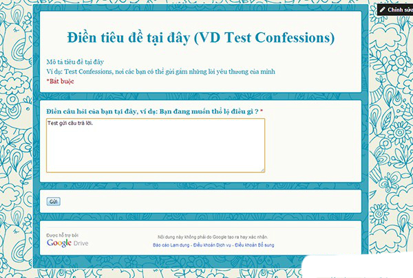 Hướng dẫn tạo confessions đơn giản nhất