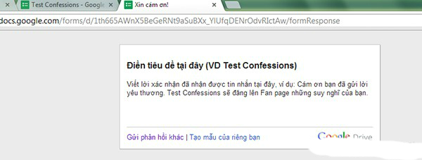 Hướng dẫn tạo confessions đơn giản nhất
