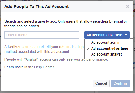thiết lập tài khoản quảng cáo facebook