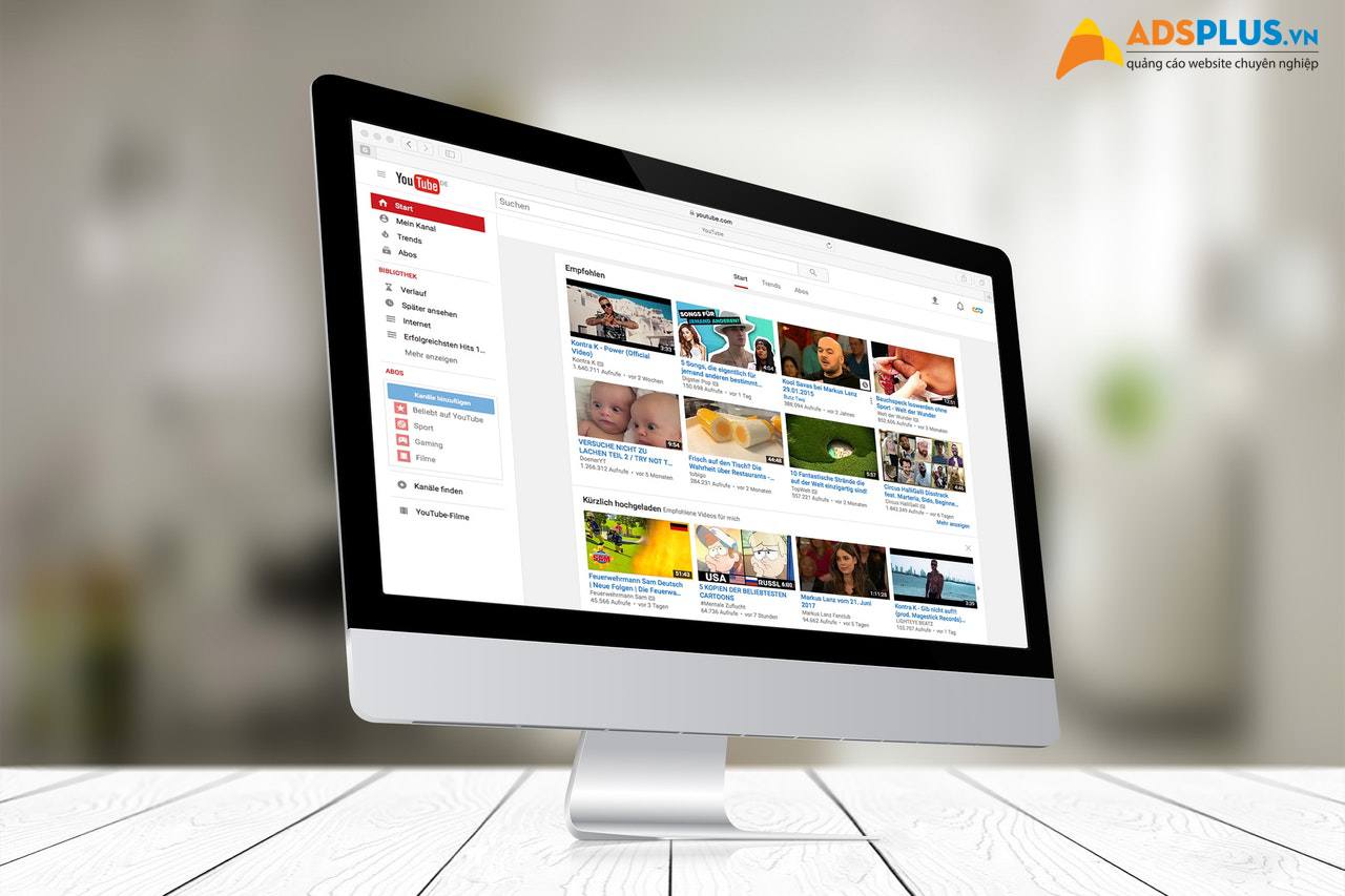 quảng cáo youtube