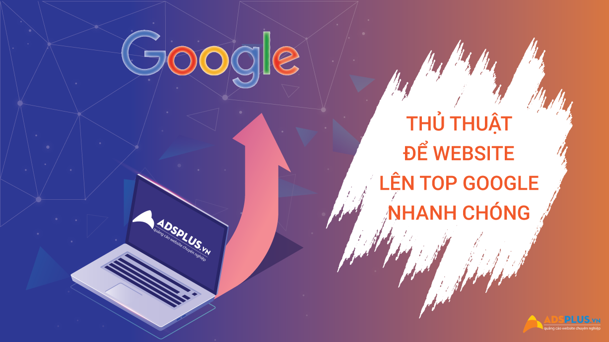 để website lên top google